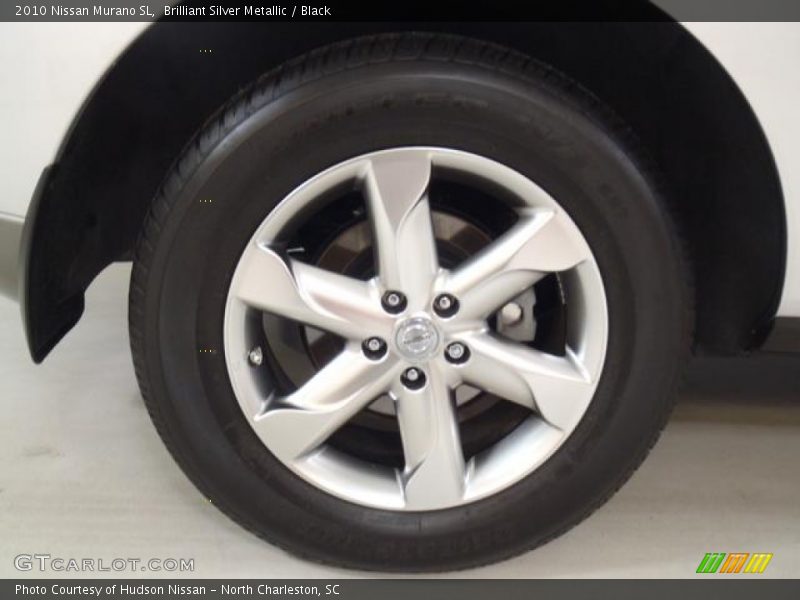 Brilliant Silver Metallic / Black 2010 Nissan Murano SL