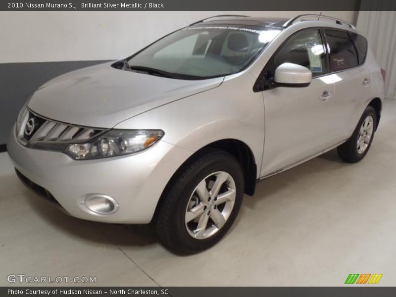 Brilliant Silver Metallic / Black 2010 Nissan Murano SL
