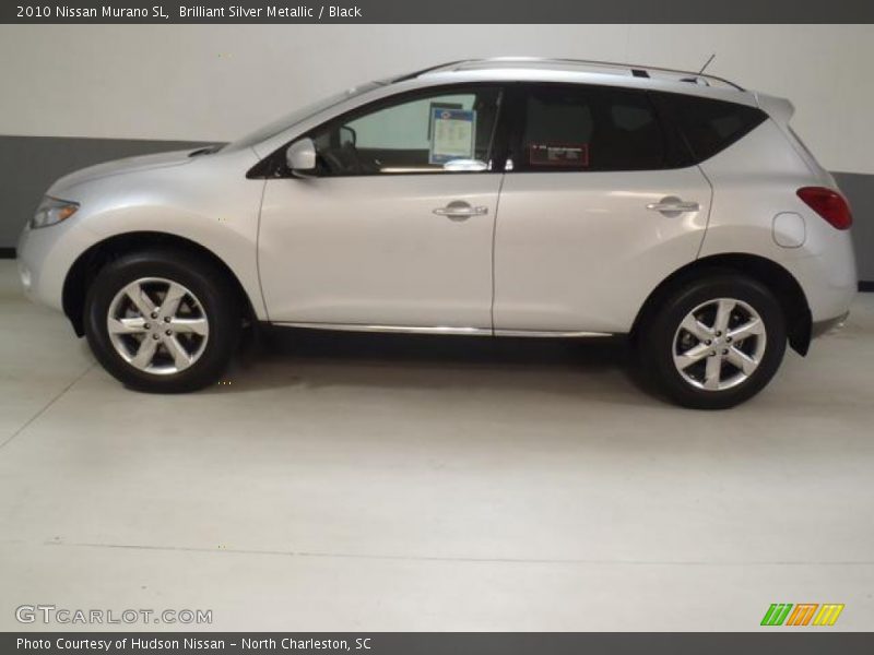 Brilliant Silver Metallic / Black 2010 Nissan Murano SL