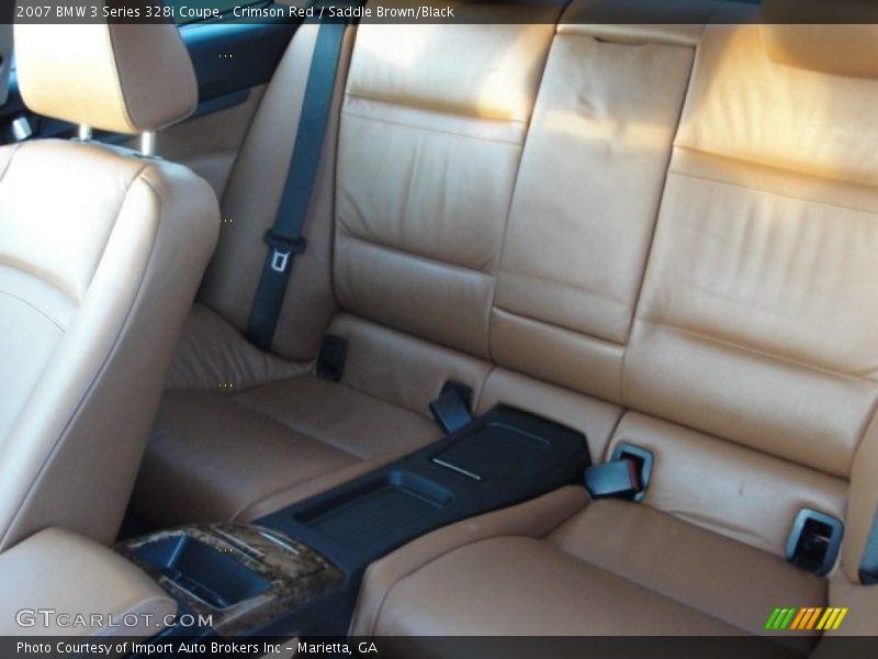 Crimson Red / Saddle Brown/Black 2007 BMW 3 Series 328i Coupe