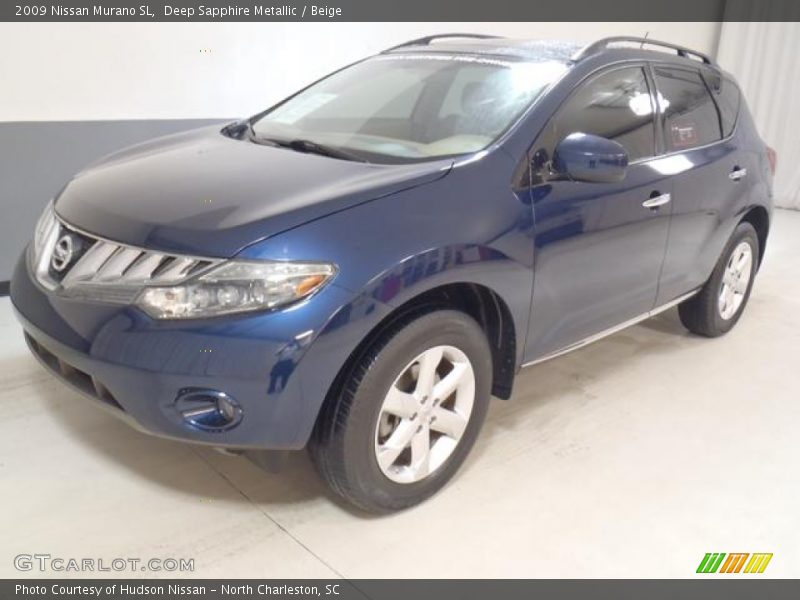 Deep Sapphire Metallic / Beige 2009 Nissan Murano SL