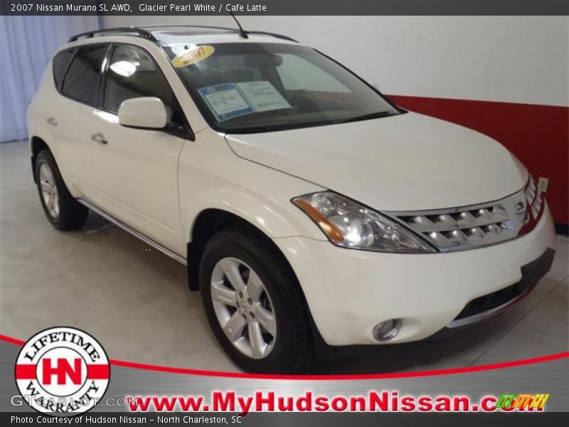 Glacier Pearl White / Cafe Latte 2007 Nissan Murano SL AWD