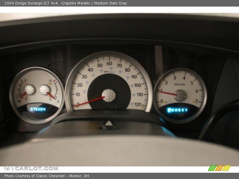 Graphite Metallic / Medium Slate Gray 2004 Dodge Durango SLT 4x4
