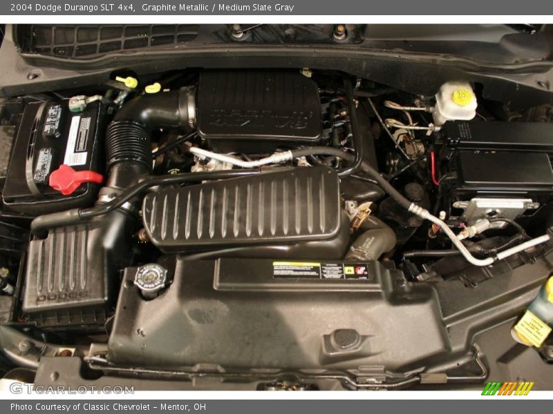 Graphite Metallic / Medium Slate Gray 2004 Dodge Durango SLT 4x4