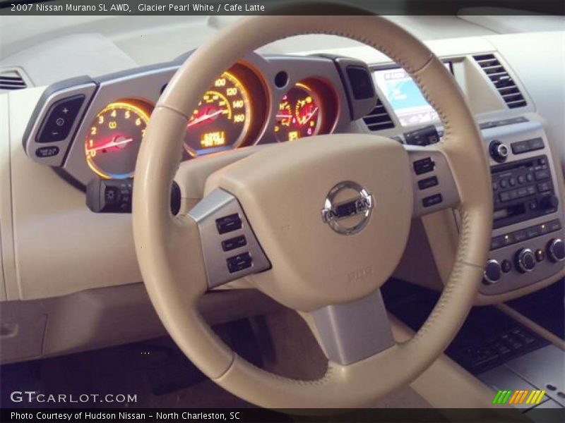 Glacier Pearl White / Cafe Latte 2007 Nissan Murano SL AWD