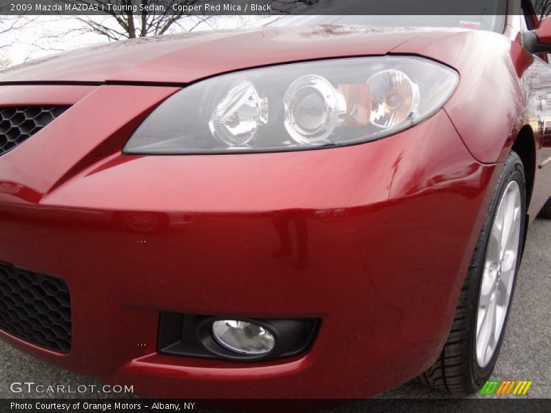 Copper Red Mica / Black 2009 Mazda MAZDA3 i Touring Sedan