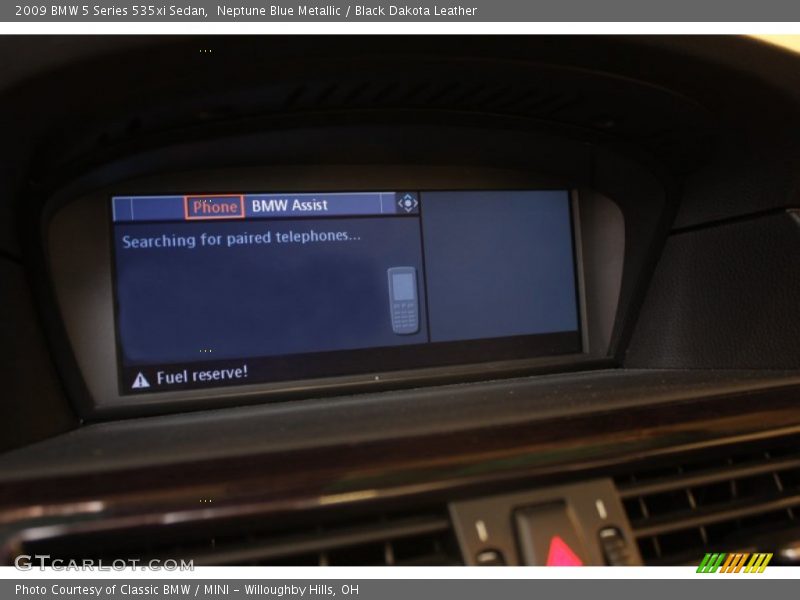 Neptune Blue Metallic / Black Dakota Leather 2009 BMW 5 Series 535xi Sedan