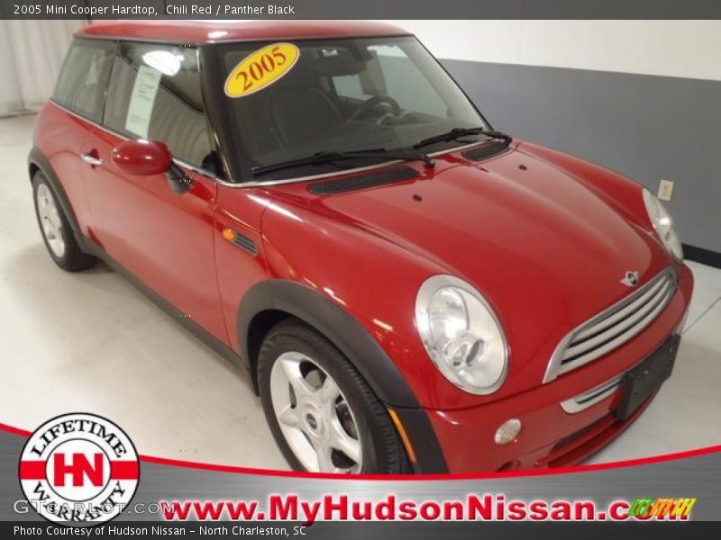 Chili Red / Panther Black 2005 Mini Cooper Hardtop