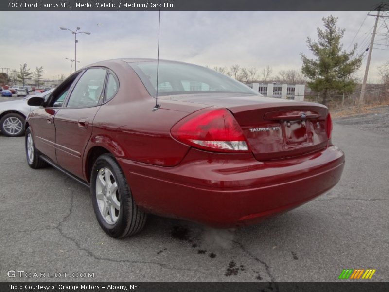 Merlot Metallic / Medium/Dark Flint 2007 Ford Taurus SEL
