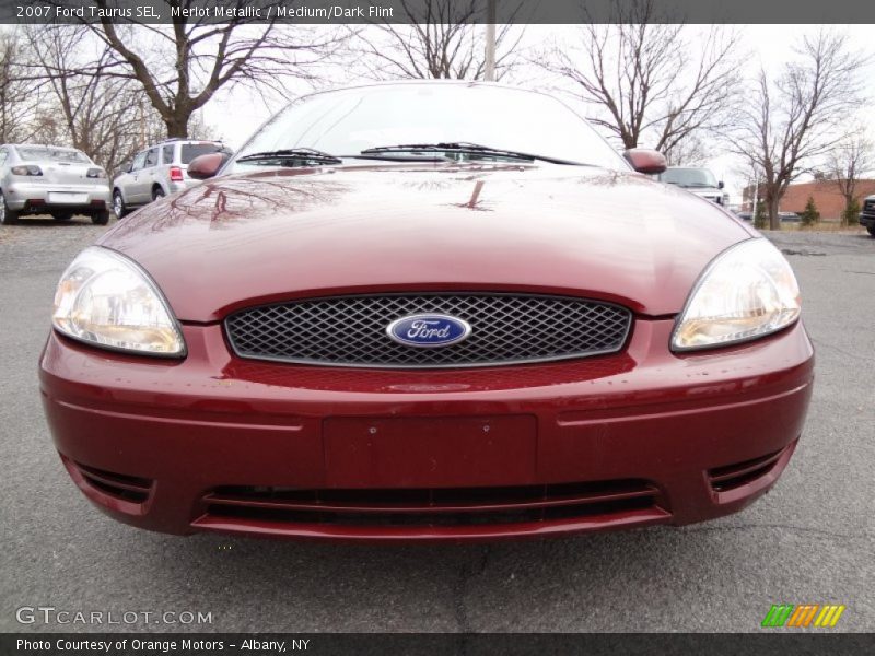 Merlot Metallic / Medium/Dark Flint 2007 Ford Taurus SEL