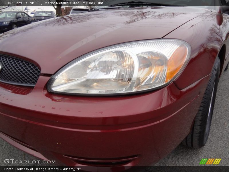 Merlot Metallic / Medium/Dark Flint 2007 Ford Taurus SEL