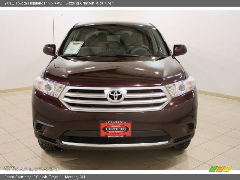 Sizzling Crimson Mica / Ash 2011 Toyota Highlander V6 4WD
