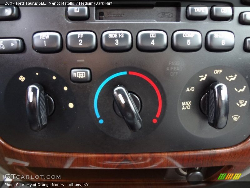 Merlot Metallic / Medium/Dark Flint 2007 Ford Taurus SEL
