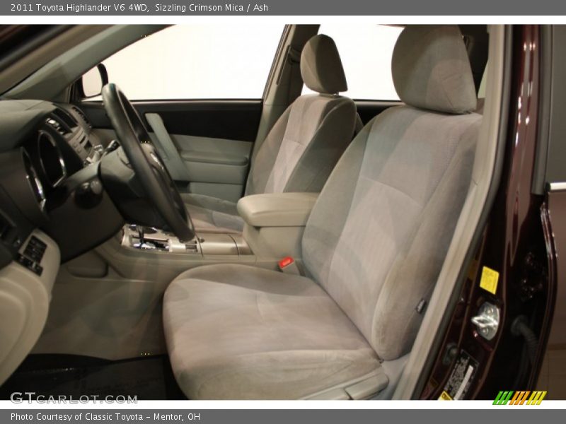 Sizzling Crimson Mica / Ash 2011 Toyota Highlander V6 4WD