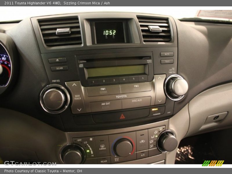 Sizzling Crimson Mica / Ash 2011 Toyota Highlander V6 4WD