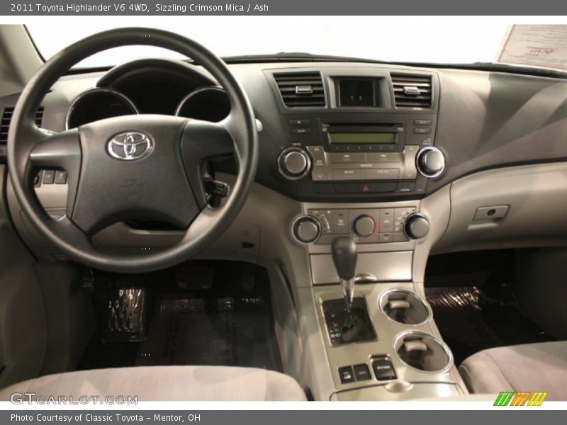 Sizzling Crimson Mica / Ash 2011 Toyota Highlander V6 4WD