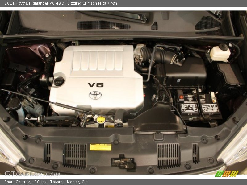 Sizzling Crimson Mica / Ash 2011 Toyota Highlander V6 4WD