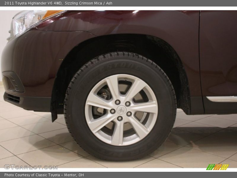 Sizzling Crimson Mica / Ash 2011 Toyota Highlander V6 4WD