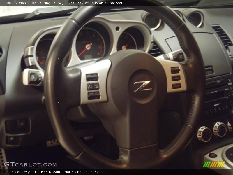 Pikes Peak White Pearl / Charcoal 2008 Nissan 350Z Touring Coupe
