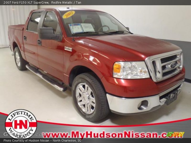Redfire Metallic / Tan 2007 Ford F150 XLT SuperCrew