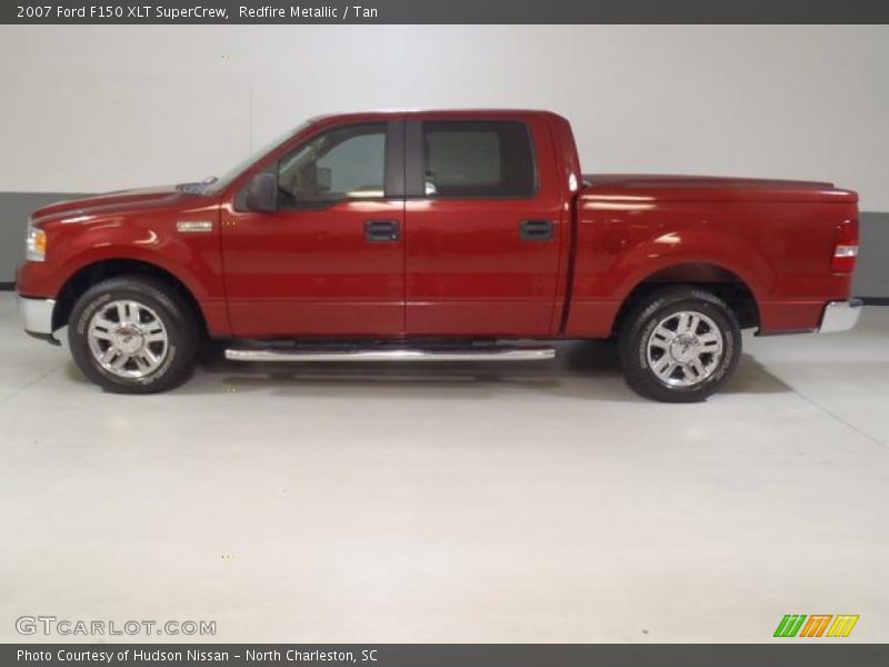 Redfire Metallic / Tan 2007 Ford F150 XLT SuperCrew