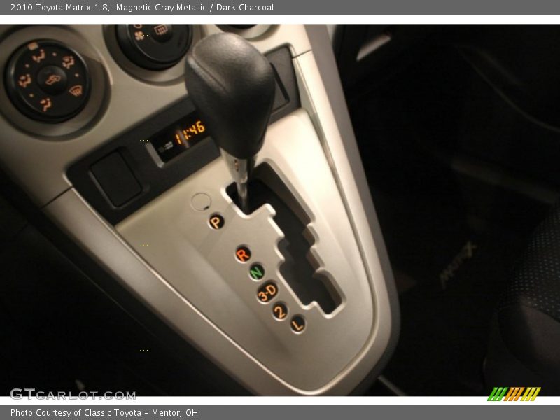 Magnetic Gray Metallic / Dark Charcoal 2010 Toyota Matrix 1.8