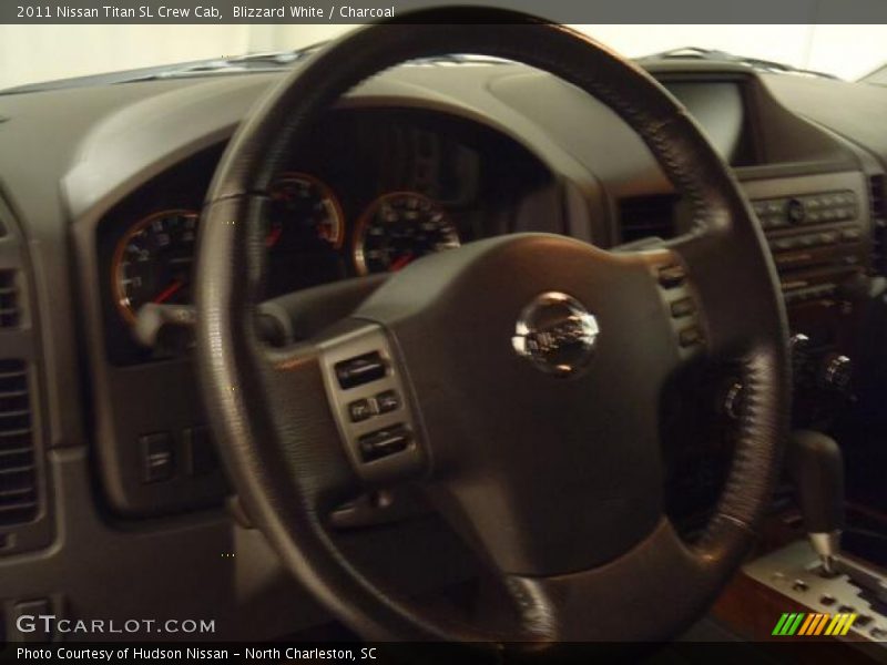 Blizzard White / Charcoal 2011 Nissan Titan SL Crew Cab