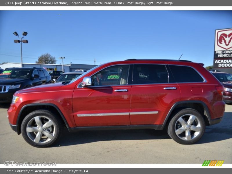  2011 Grand Cherokee Overland Inferno Red Crystal Pearl