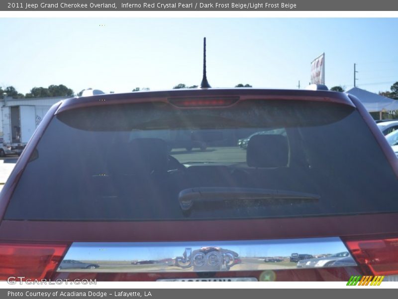 Inferno Red Crystal Pearl / Dark Frost Beige/Light Frost Beige 2011 Jeep Grand Cherokee Overland
