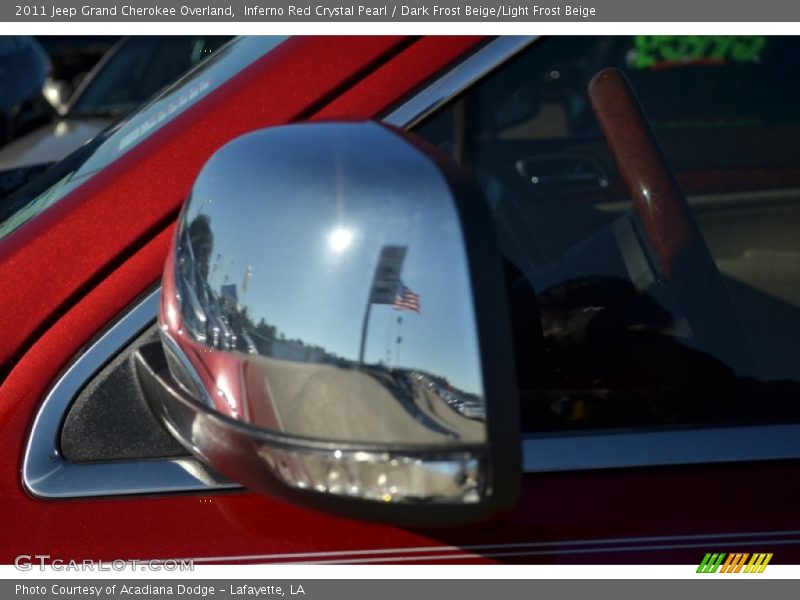 Inferno Red Crystal Pearl / Dark Frost Beige/Light Frost Beige 2011 Jeep Grand Cherokee Overland