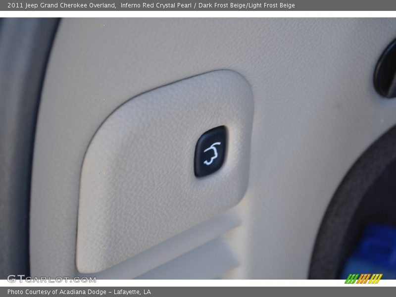 Inferno Red Crystal Pearl / Dark Frost Beige/Light Frost Beige 2011 Jeep Grand Cherokee Overland