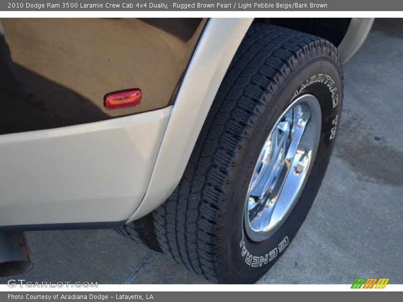 Rugged Brown Pearl / Light Pebble Beige/Bark Brown 2010 Dodge Ram 3500 Laramie Crew Cab 4x4 Dually