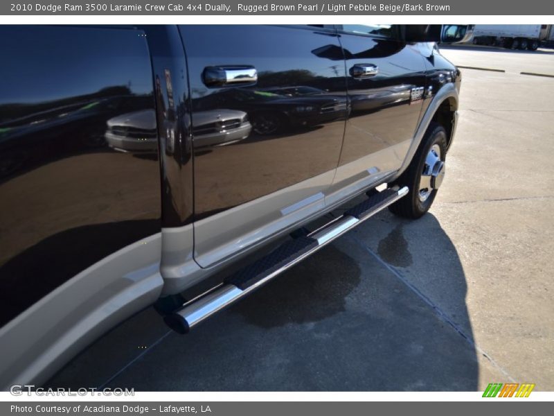 Rugged Brown Pearl / Light Pebble Beige/Bark Brown 2010 Dodge Ram 3500 Laramie Crew Cab 4x4 Dually