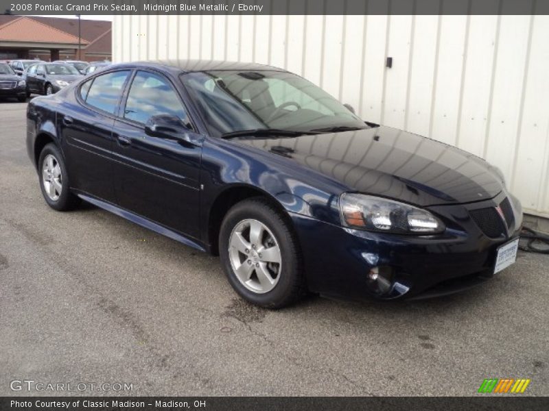 Midnight Blue Metallic / Ebony 2008 Pontiac Grand Prix Sedan