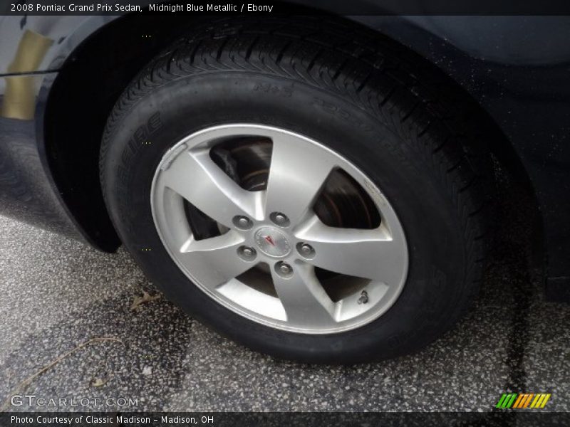 Midnight Blue Metallic / Ebony 2008 Pontiac Grand Prix Sedan