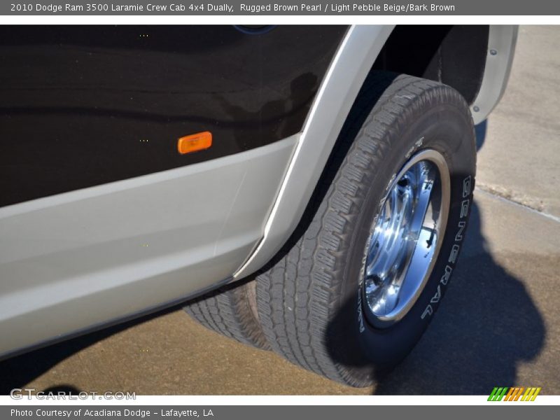 Rugged Brown Pearl / Light Pebble Beige/Bark Brown 2010 Dodge Ram 3500 Laramie Crew Cab 4x4 Dually