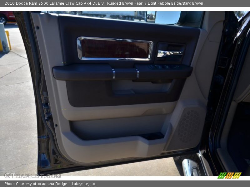 Rugged Brown Pearl / Light Pebble Beige/Bark Brown 2010 Dodge Ram 3500 Laramie Crew Cab 4x4 Dually