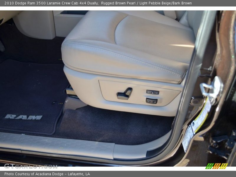 Rugged Brown Pearl / Light Pebble Beige/Bark Brown 2010 Dodge Ram 3500 Laramie Crew Cab 4x4 Dually