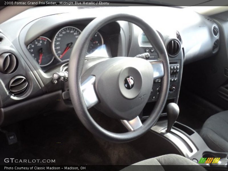 Midnight Blue Metallic / Ebony 2008 Pontiac Grand Prix Sedan