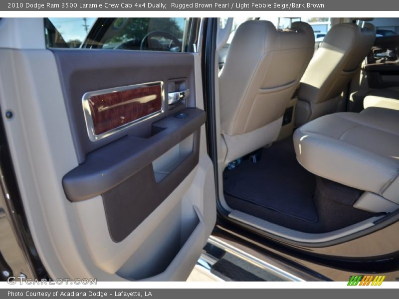 Rugged Brown Pearl / Light Pebble Beige/Bark Brown 2010 Dodge Ram 3500 Laramie Crew Cab 4x4 Dually