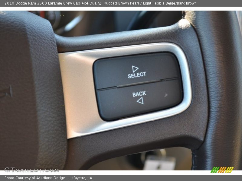 Rugged Brown Pearl / Light Pebble Beige/Bark Brown 2010 Dodge Ram 3500 Laramie Crew Cab 4x4 Dually