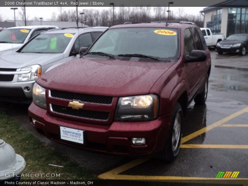 Red Jewel / Ebony 2008 Chevrolet TrailBlazer LT 4x4