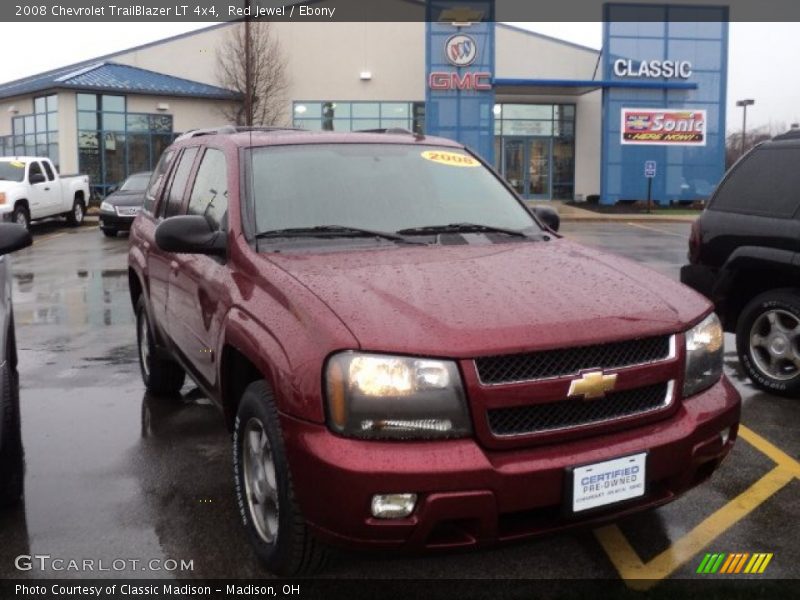 Red Jewel / Ebony 2008 Chevrolet TrailBlazer LT 4x4