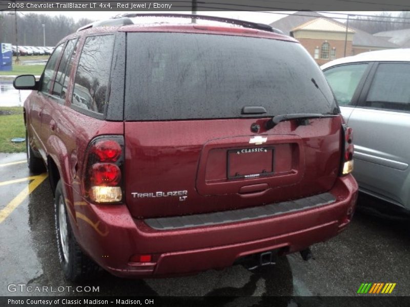 Red Jewel / Ebony 2008 Chevrolet TrailBlazer LT 4x4