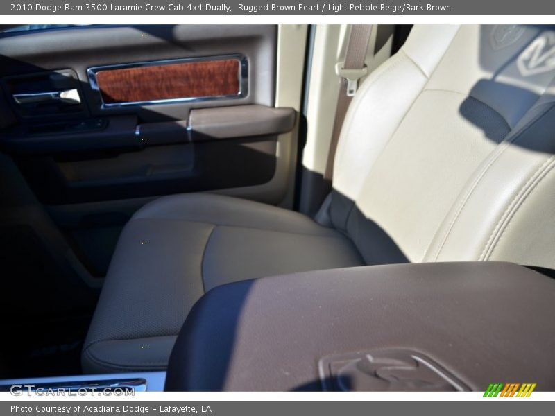 Rugged Brown Pearl / Light Pebble Beige/Bark Brown 2010 Dodge Ram 3500 Laramie Crew Cab 4x4 Dually