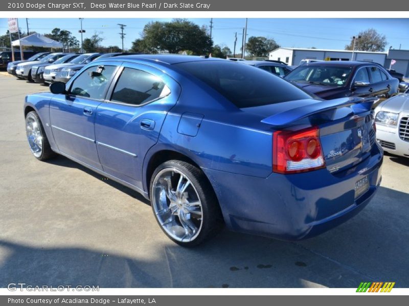 Deep Water Blue Pearl / Dark Slate Gray 2010 Dodge Charger SXT