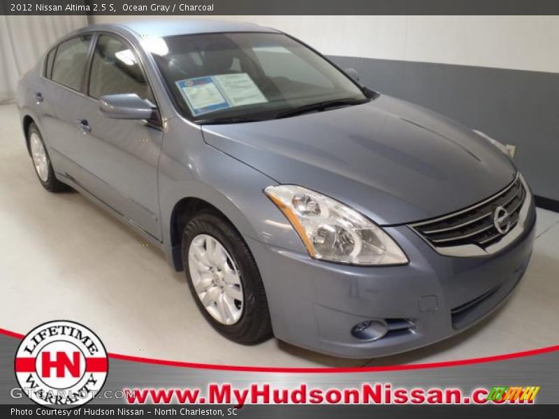 Ocean Gray / Charcoal 2012 Nissan Altima 2.5 S