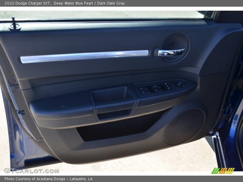 Deep Water Blue Pearl / Dark Slate Gray 2010 Dodge Charger SXT