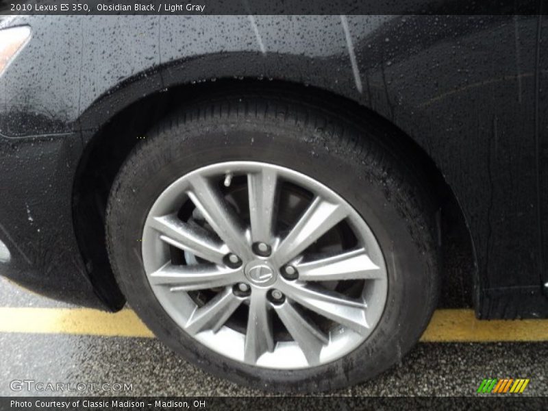 Obsidian Black / Light Gray 2010 Lexus ES 350