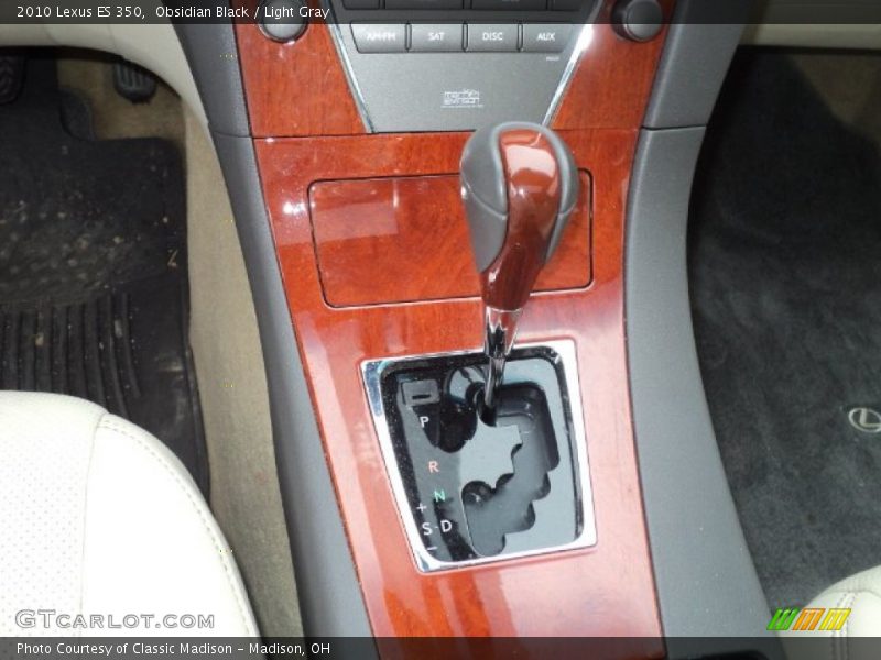 Obsidian Black / Light Gray 2010 Lexus ES 350